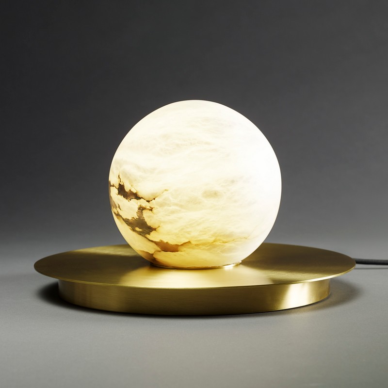 Alabaster Moon table lamp