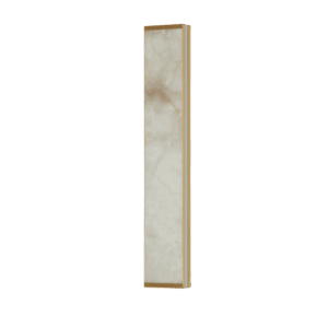 Tech Medium Wall Sconce in Brass and Alabaster