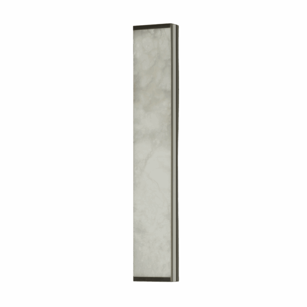 Tech Medium Wall Sconce in Bronze and Alabaster