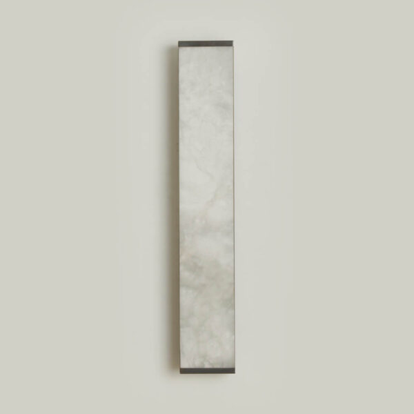 Tech Medium Wall Sconce in Bronze and Alabaster - Image 2