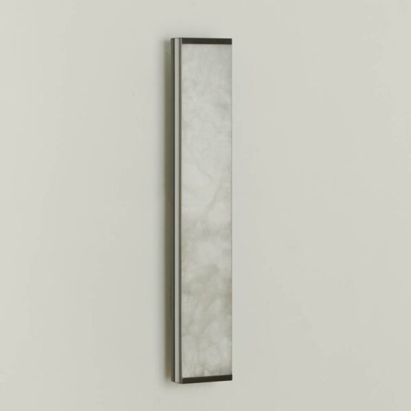 Tech Medium Wall Sconce in Bronze and Alabaster - Image 4