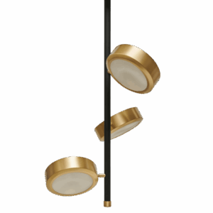 Orion Pendant Lamp in Brass and Alabaster