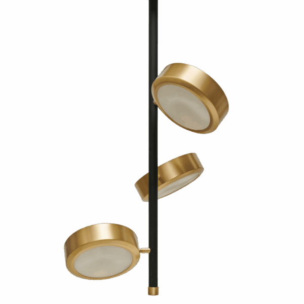 Orion Pendant Lamp in Brass and Alabaster