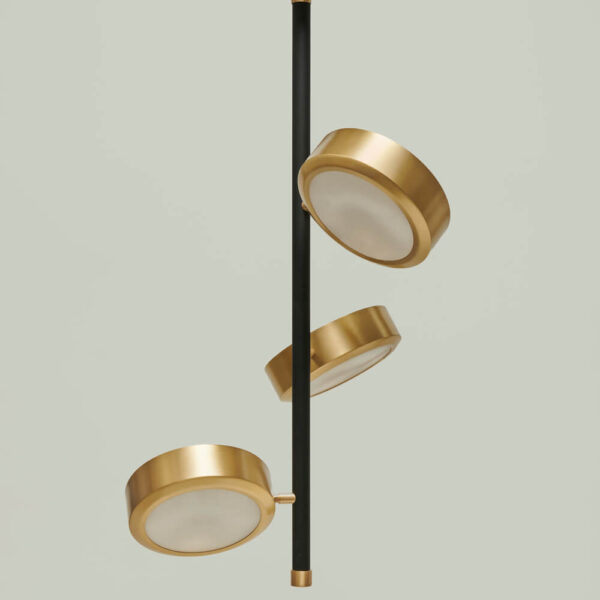 Orion Pendant Lamp in Brass and Alabaster - Image 2